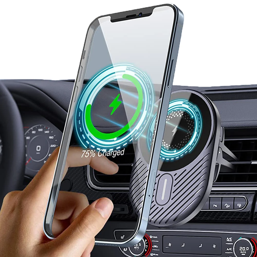 Магнитное беспроводное автомобильное зарядное устройство для iPhone 13/13 Pro/ 13 Pro/ 13 Mini/iPhone12/12 Pro/12 Mini, 15 Вт беспроводное автомобильное зарядное ус...
Магнитное беспроводное автомобильное зарядное устройство для iPhone 13/13 Pro/ 13 Pro/ 13 Mini/iPhone12/12 Pro/12 Mini, 15 Вт беспроводное автомобильное зарядное ус...