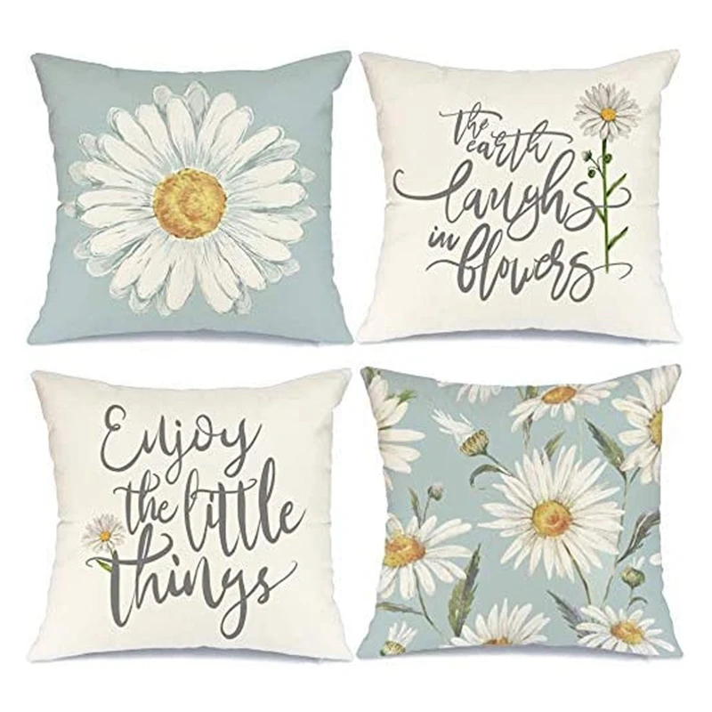 Summer Decorations Pillow Covers Daisy Quote Floral Pillows Decorative Throw Pillows Spring Summer Farmhouse Decor
Summer Decorations Pillow Covers Daisy Quote Floral Pillows Decorative Throw Pillows Spring Summer Farmhouse Decor