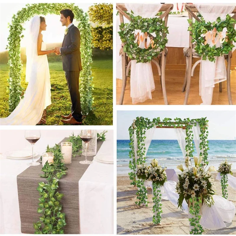 12 Pack 2.3m Artificial Vines With Fairy Light DIY LED Leaf Garland Silk Rattan Vine Hanging For Home Wedding Party Garden Decor
12 Pack 2.3m Artificial Vines With Fairy Light DIY LED Leaf Garland Silk Rattan Vine Hanging For Home Wedding Party Garden Decor