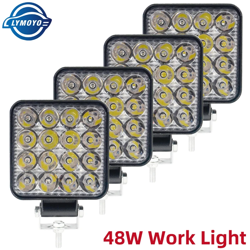 Car LED Bar Worklight 48W Offroad 12V-24V Spotlight for Truck Tractor SUV ATV 4x4 Car Led Headlight Lighting Auto Light Fog Lamp
Car LED Bar Worklight 48W Offroad 12V-24V Spotlight for Truck Tractor SUV ATV 4x4 Car Led Headlight Lighting Auto Light Fog Lamp