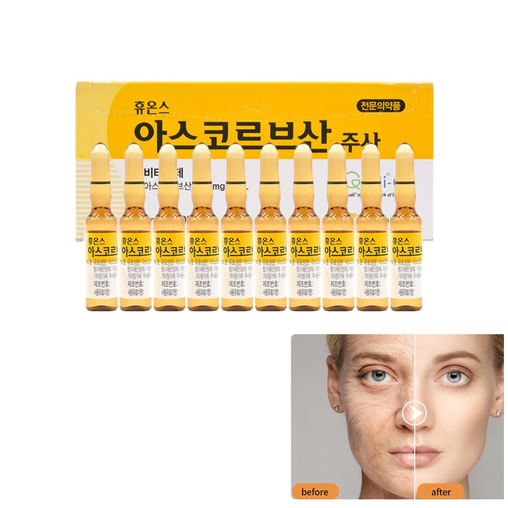 Original Vitamin C Hyaluronic Acid Anti-Aging Freckle Whitening Serum Ampoule for Mesotherapy Dr Pen Microneedle Treatment 
Original Vitamin C Hyaluronic Acid Anti-Aging Freckle Whitening Serum Ampoule for Mesotherapy Dr Pen Microneedle Treatment