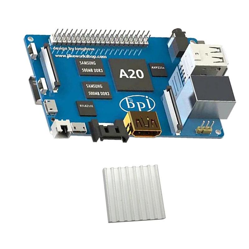 For Banana Pi BPI M1+Development Board+Heat Sink 1GB DDR3 WIFI Dual Core Chip With Antenna For Android Ubuntu Linux
For Banana Pi BPI M1+Development Board+Heat Sink 1GB DDR3 WIFI Dual Core Chip With Antenna For Android Ubuntu Linux