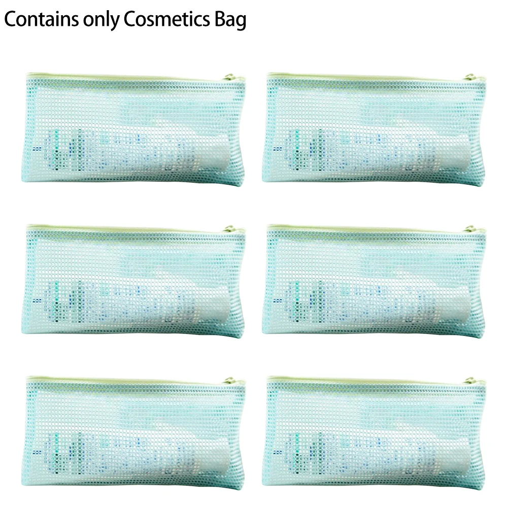 6pcs Toiletry Organiser Indoor Portable With Zipper Pen Cosmetics Bag Easy To Carry Gift Multipurpose Universal Nylon Mesh
6pcs Toiletry Organiser Indoor Portable With Zipper Pen Cosmetics Bag Easy To Carry Gift Multipurpose Universal Nylon Mesh