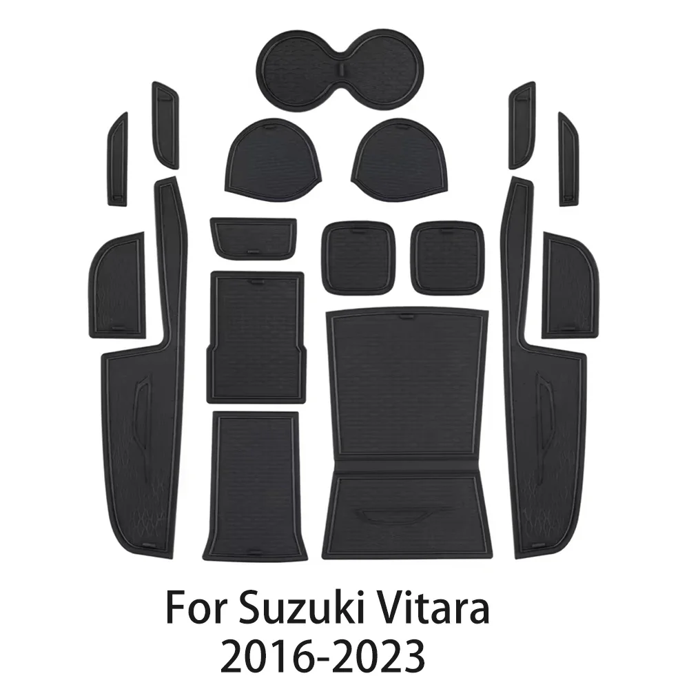 Для Suzuki Vitara 2016-2024: Коврик-вкладыш для дверных карманов, подкладка для дверных пазов, подстаканник, подставка для стаканов
Для Suzuki Vitara 2016-2024: Коврик-вкладыш для дверных карманов, подкладка для дверных пазов, подстаканник, подставка для стаканов