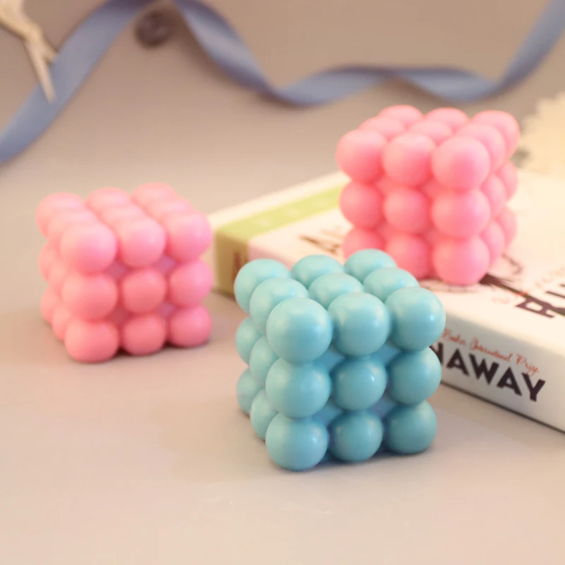 Diy Soap Gifts Fondant Molds 3D Cube Baking Silicone Mold Mousse Cake Square Bubble Dessert Bakeware Candle Plaster Mould
Diy Soap Gifts Fondant Molds 3D Cube Baking Silicone Mold Mousse Cake Square Bubble Dessert Bakeware Candle Plaster Mould
