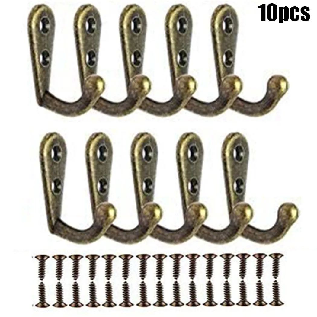 10Pcs 30*12mm Single Robe Hooks Durable Coat Hooks Single Wall Mounted Robe Hook Vintage Prong Hanger For Home
10Pcs 30*12mm Single Robe Hooks Durable Coat Hooks Single Wall Mounted Robe Hook Vintage Prong Hanger For Home