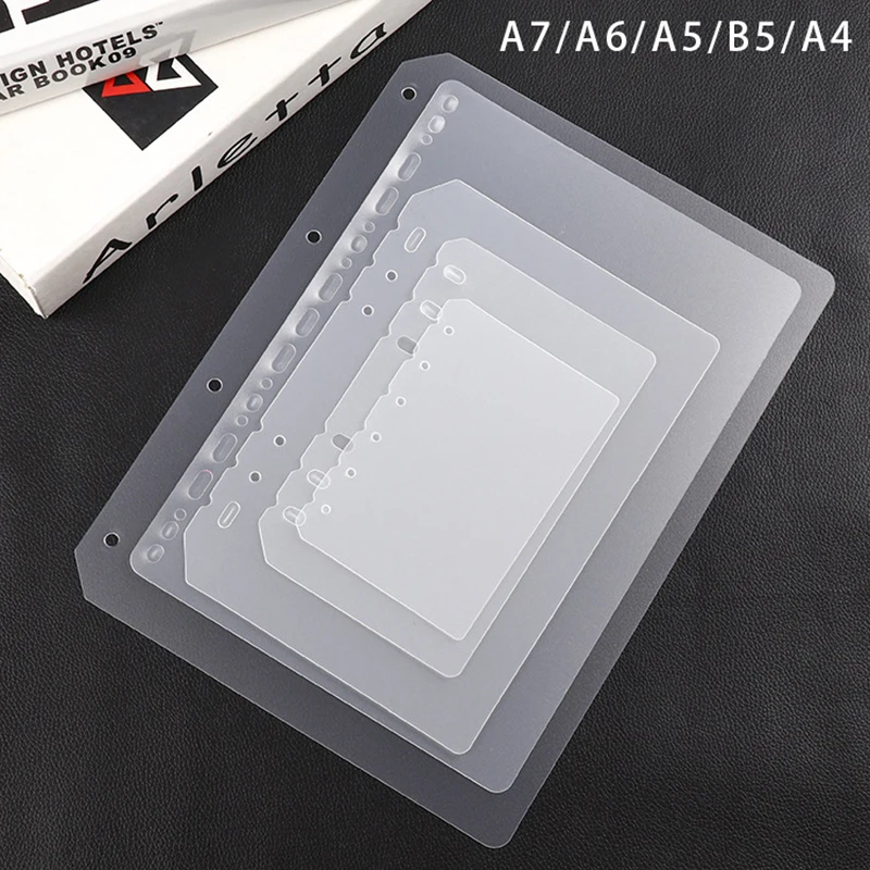 2Pc Transparent PP Binder Index Dividers Index Page For Loose-leaf Notebook Scrapbooking Diary Stationery School Office Supplies
2Pc Transparent PP Binder Index Dividers Index Page For Loose-leaf Notebook Scrapbooking Diary Stationery School Office Supplies