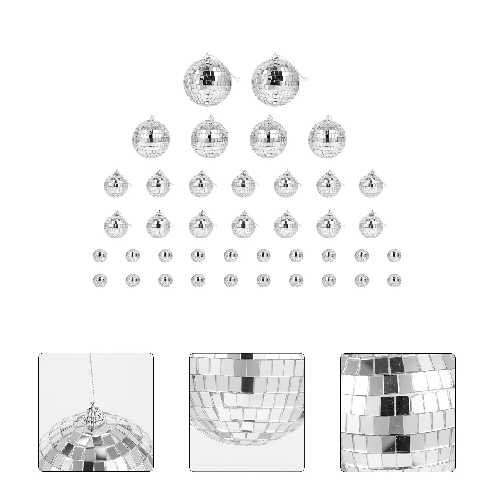 Disco Mirror Hanging Party Decoration Reflective Small Mini Cakeornaments Props Light Ornament Decorations Ceilingtopper Tree 
Disco Mirror Hanging Party Decoration Reflective Small Mini Cakeornaments Props Light Ornament Decorations Ceilingtopper Tree