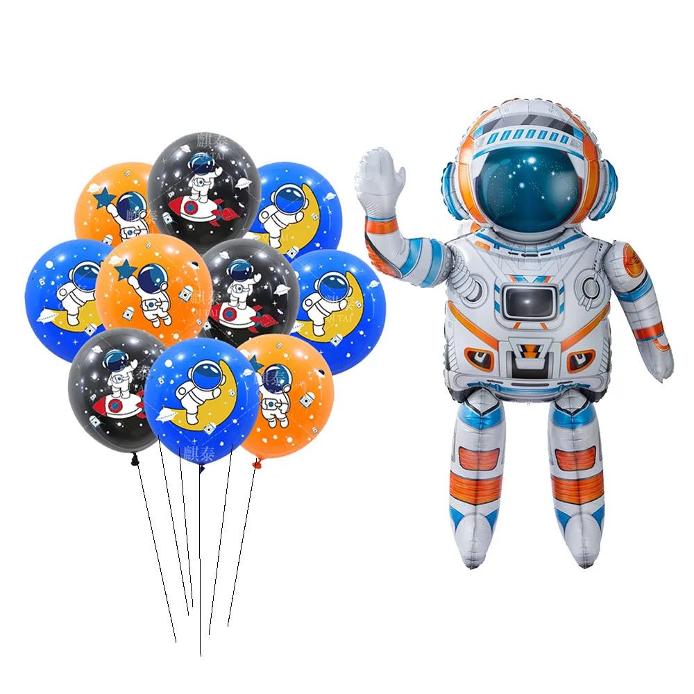 15pcs 12inch Astronaut Latex Balloon and 53 inch Standing Inflatable Astronaut Spaceman Foil Balloons Outer Space Birthday Decor
15pcs 12inch Astronaut Latex Balloon and 53 inch Standing Inflatable Astronaut Spaceman Foil Balloons Outer Space Birthday Decor