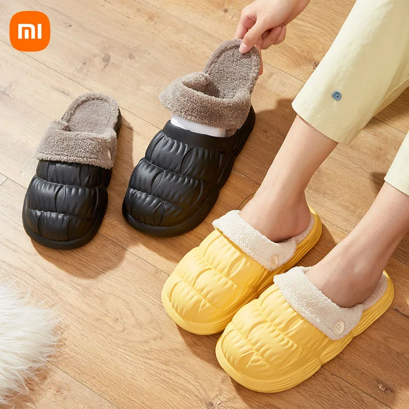 Xiaomi Autumn and Winter Cotton Slippers Women's Removable and Washable Warm Waterproof Cotton Slippers Couples Cute Plus Fluff
Xiaomi Autumn and Winter Cotton Slippers Women's Removable and Washable Warm Waterproof Cotton Slippers Couples Cute Plus Fluff