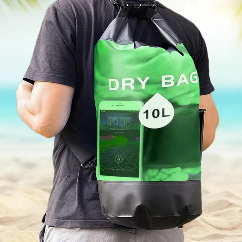 Fashion Outdoor Sports Bag Men & Women Backpack Kids Children Beach Bag Transparent Waterproof Bag For Swimming Upstream Rafting 
Fashion Outdoor Sports Bag Men & Women Backpack Kids Children Beach Bag Transparent Waterproof Bag For Swimming Upstream Rafting