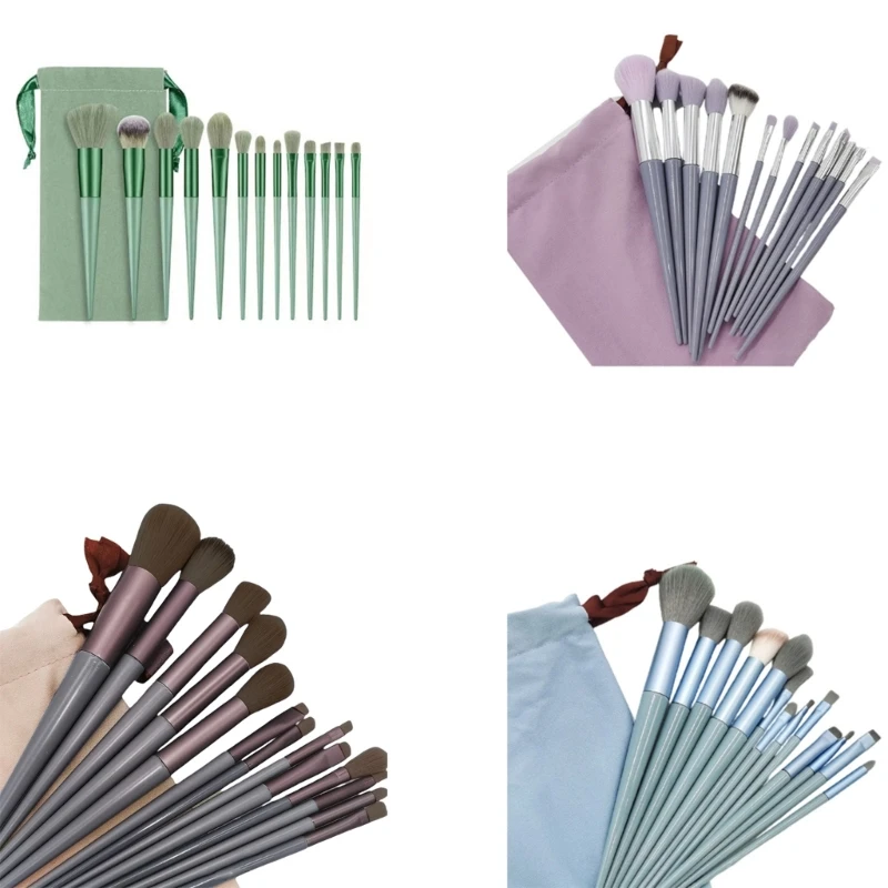 13pcs Soft Fluffy Makeup Brushes Set for Cosmetics with for CASE for Blush Foundation Blush Powder Eyeshadow Blen 
13pcs Soft Fluffy Makeup Brushes Set for Cosmetics with for CASE for Blush Foundation Blush Powder Eyeshadow Blen