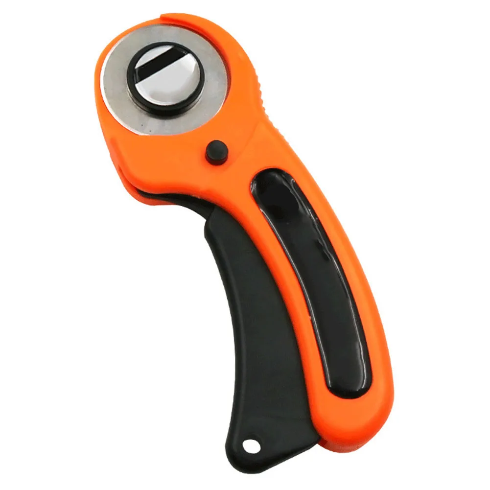 45mm Round Rotary Cutter Leather Craft Cutting Tool With Handle For DIY Fabric Patchworking Sewing Fabric Crafting Cutter
45mm Round Rotary Cutter Leather Craft Cutting Tool With Handle For DIY Fabric Patchworking Sewing Fabric Crafting Cutter