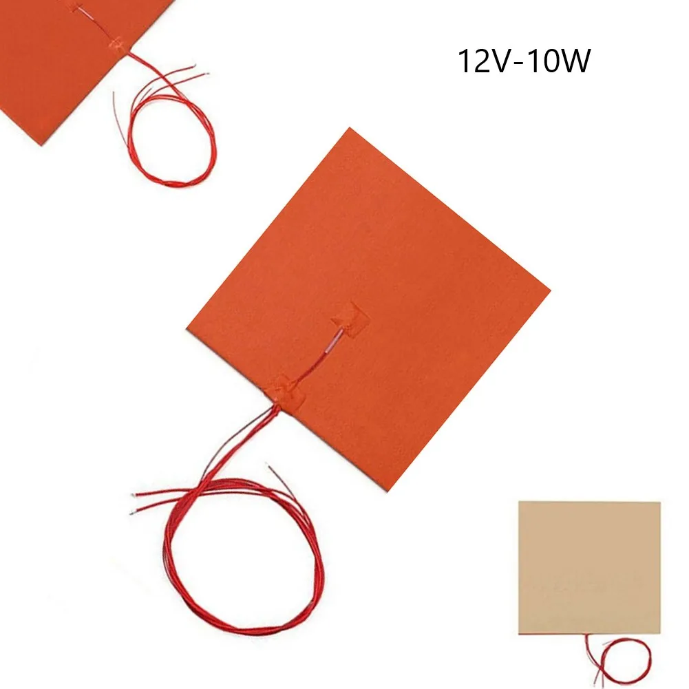 50x50mm 12V 10W Silicone Heater Mat Pad For Printer Heated Bed Engine Oil Tank Rubber Electric Heating Plates Warm Accessories
50x50mm 12V 10W Silicone Heater Mat Pad For Printer Heated Bed Engine Oil Tank Rubber Electric Heating Plates Warm Accessories