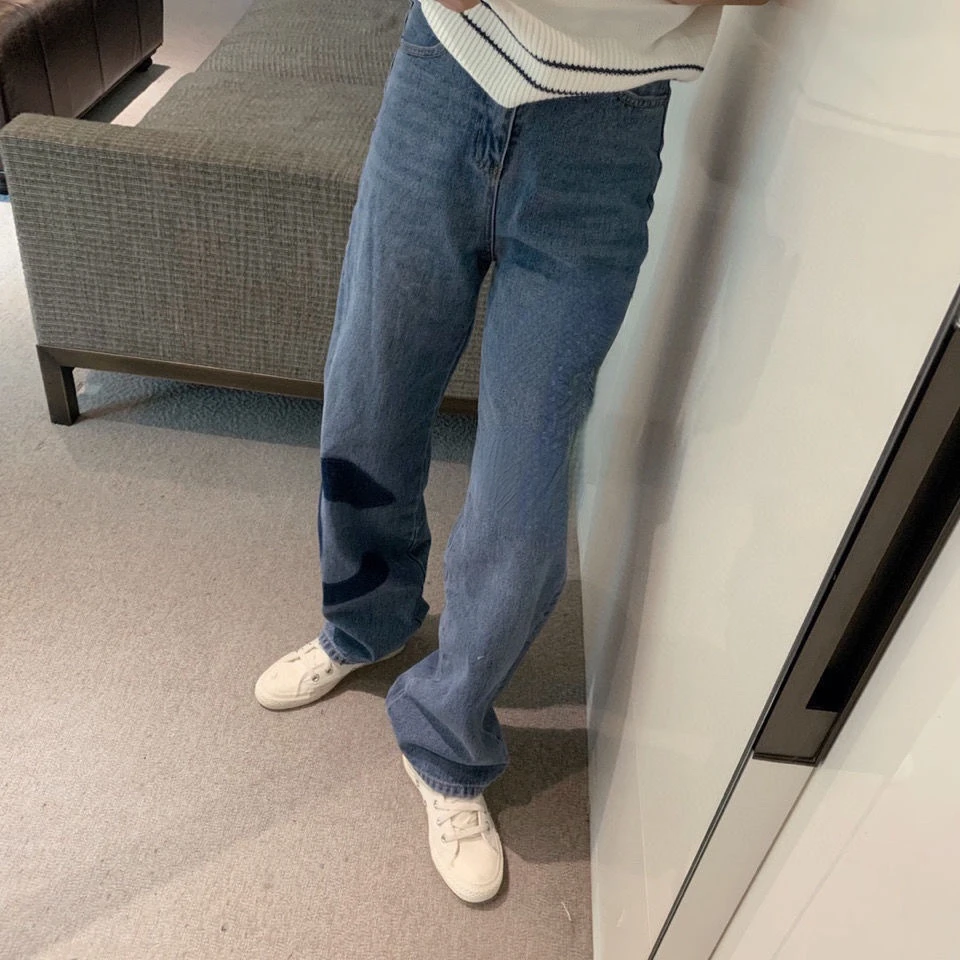 2022 брюки-карандаш, женские брюки с завышенной талией, прямые джинсовые брюки с высокой талией и широкими штанинами
2022 брюки-карандаш, женские брюки с завышенной талией, прямые джинсовые брюки с высокой талией и широкими штанинами