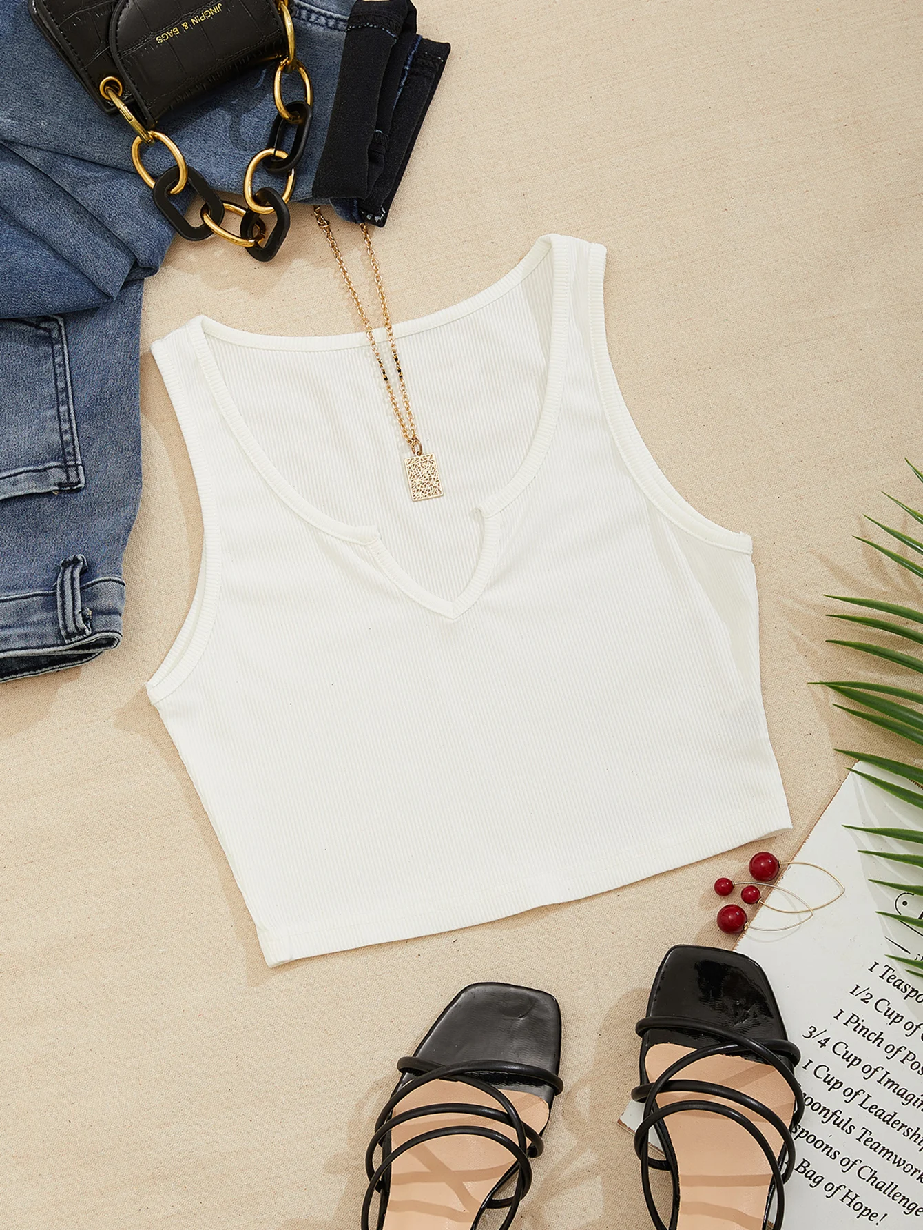 Top Plain Women Tank Notch Y2k Regular Fashion Crop Citygirl Rib-knit Casual High Tops Fit Summer Clothing Stretch Neck
Top Plain Women Tank Notch Y2k Regular Fashion Crop Citygirl Rib-knit Casual High Tops Fit Summer Clothing Stretch Neck
