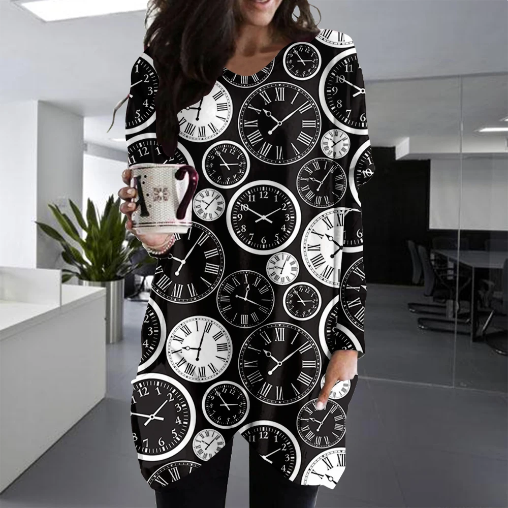 Женская футболка с длинным рукавом, принтом и V-образным вырезом
Женская футболка с длинным рукавом, принтом и V-образным вырезом