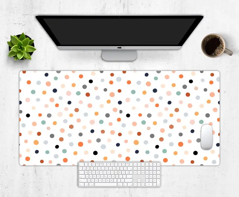 Cute Colorful Dots Desk Mat, Minimalist Desk Pad, Extra Large Desk Mat, Xl Mousepad, Gaming Mouse Mat, Office Desk Mat, Cute Des
Cute Colorful Dots Desk Mat, Minimalist Desk Pad, Extra Large Desk Mat, Xl Mousepad, Gaming Mouse Mat, Office Desk Mat, Cute Des
