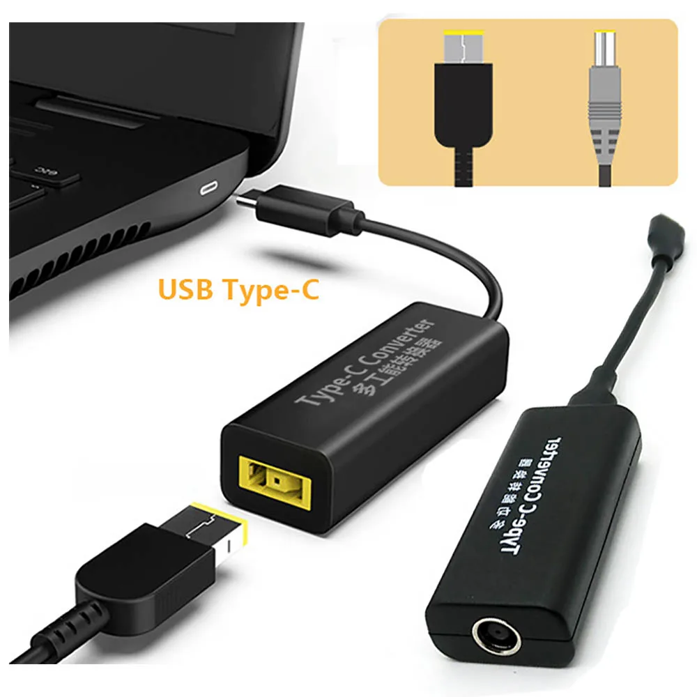 DC to type-c laptop charging dc5.5 to lenovo square port 7.9pd 7.4 55 21 55 25 charging Connector 65w for HP Dell Asus dc power
DC to type-c laptop charging dc5.5 to lenovo square port 7.9pd 7.4 55 21 55 25 charging Connector 65w for HP Dell Asus dc power