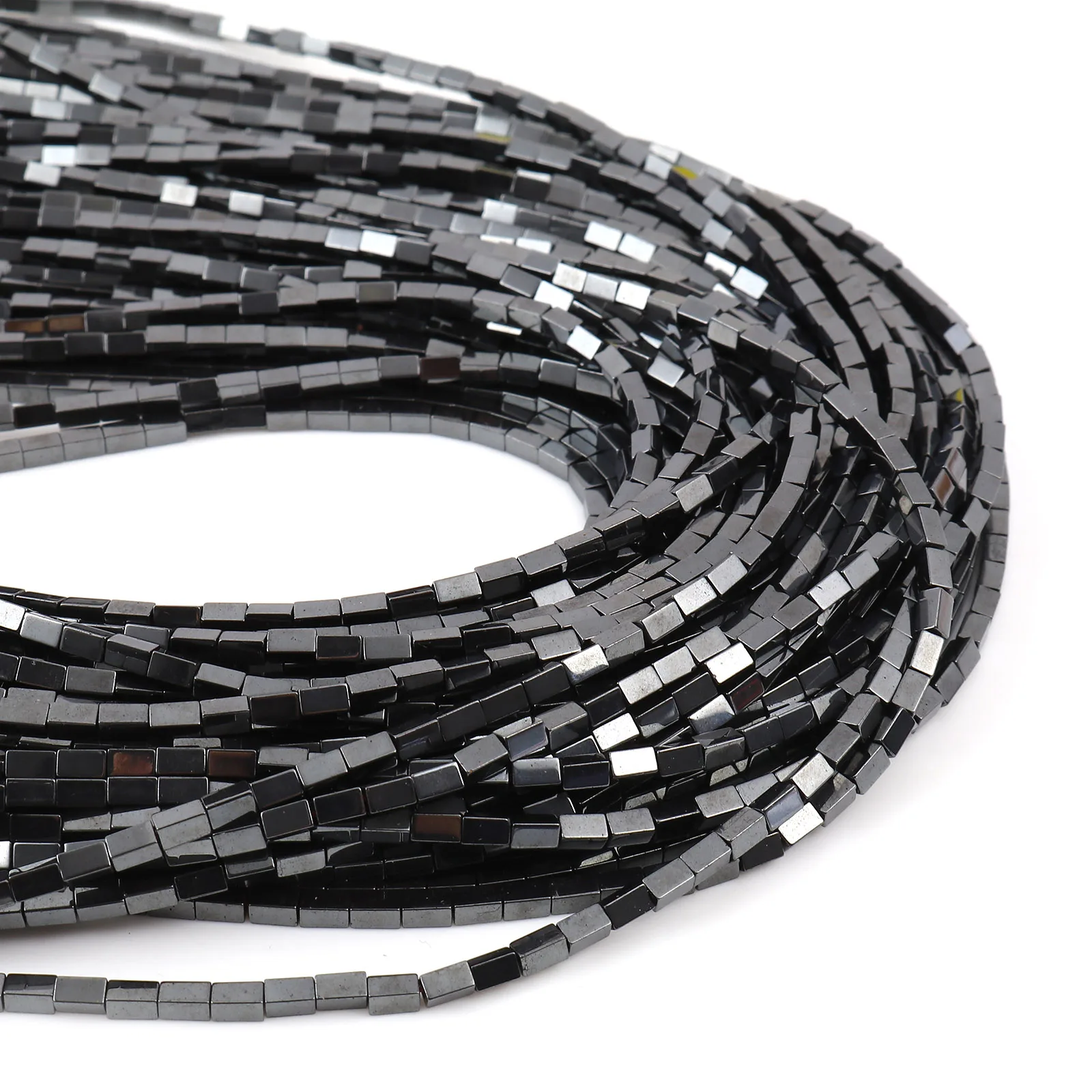 1 Strand Approx 105 PCs Hematite ( Natural ) Beads Rectangle Black Beads 4mm x 2mm, Hole: Approx 0.5mm, 40.5cm long
1 Strand Approx 105 PCs Hematite ( Natural ) Beads Rectangle Black Beads 4mm x 2mm, Hole: Approx 0.5mm, 40.5cm long