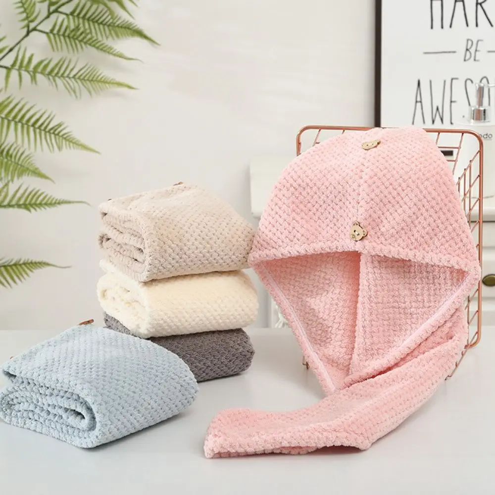 1Pc Thickened Pineapple Grid Coral Fleece Drying Cap Strong Absorbent Quick Drying Shower Caps Head Scarf
1Pc Thickened Pineapple Grid Coral Fleece Drying Cap Strong Absorbent Quick Drying Shower Caps Head Scarf