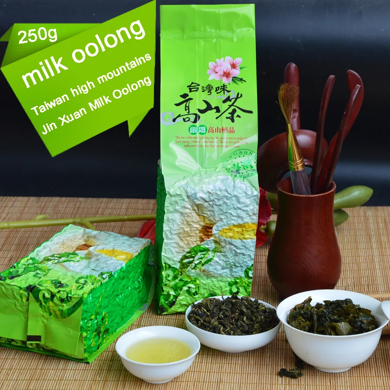 

2022 New Tea Taiwan High Mountains Jin Xuan Milk Oolong Tea Health Care with Milk Flavor Lose Weight no tea pot