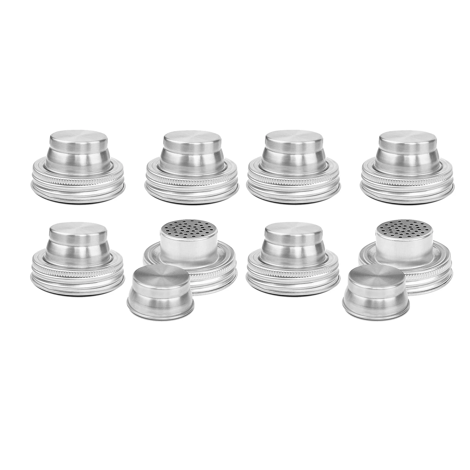 8 Packs Mason Jar Shaker Lids Shaker Top for Regular Mason Jar Shaker Lids for Mini Mason Jars
8 Packs Mason Jar Shaker Lids Shaker Top for Regular Mason Jar Shaker Lids for Mini Mason Jars