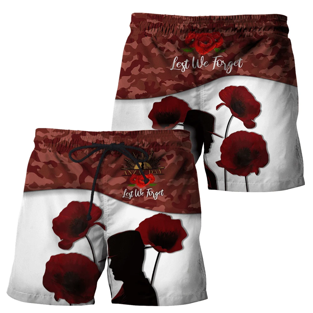 Новейшие популярные мужские спортивные шорты CLOOCL Anzac Day Lest We забудьте о мужских 3D шортах повседневные шорты с карманами из полиэстера Прямая...
Новейшие популярные мужские спортивные шорты CLOOCL Anzac Day Lest We забудьте о мужских 3D шортах повседневные шорты с карманами из полиэстера Прямая...