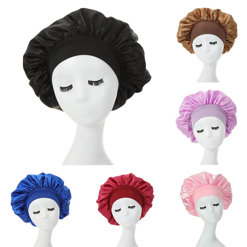 1Pcs Satin/Stretch Cloth Sleep Cap Multipurpose Adjust Hair Styling Sleeping Hat Wide Brim Solid Color Unisex Hair Care Bonnet
1Pcs Satin/Stretch Cloth Sleep Cap Multipurpose Adjust Hair Styling Sleeping Hat Wide Brim Solid Color Unisex Hair Care Bonnet