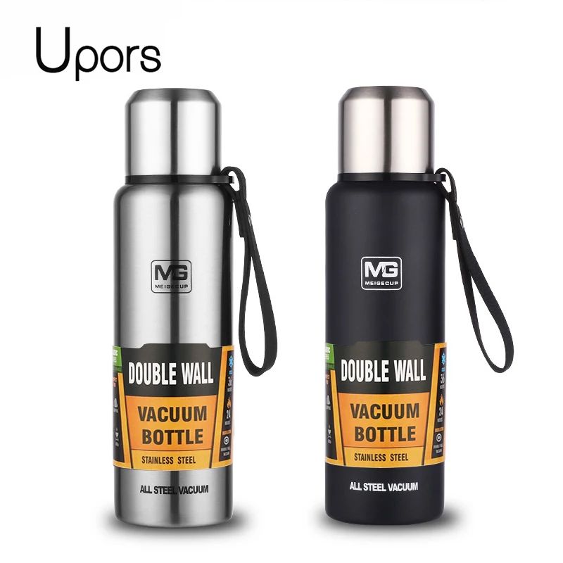 UPORS Large Capacity Stainless Steel Thermos Portable Vacuum Flask Insulated Tumbler with Rope Thermo Bottle 500/700/1000/1500ml
UPORS Large Capacity Stainless Steel Thermos Portable Vacuum Flask Insulated Tumbler with Rope Thermo Bottle 500/700/1000/1500ml