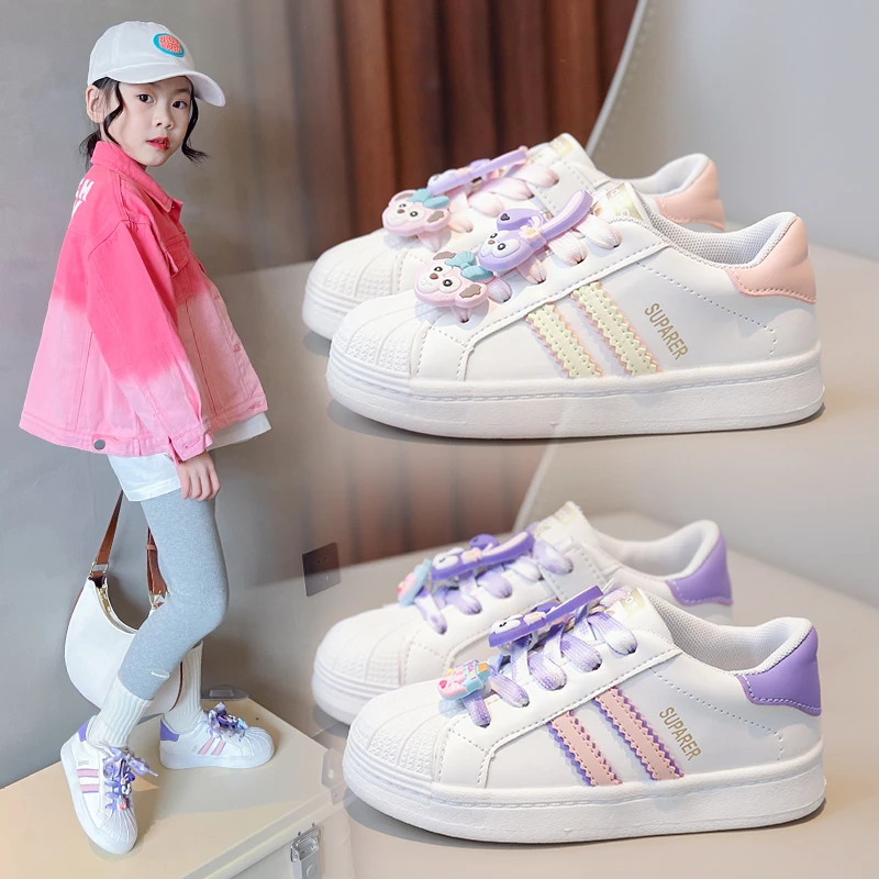Kawaii Sanrio Hello Kitty Board Shoes Anime Breathability Cartoon Shell Toe Childrens Sneakers Cute Girls Bow Little White Shoes
Kawaii Sanrio Hello Kitty Board Shoes Anime Breathability Cartoon Shell Toe Childrens Sneakers Cute Girls Bow Little White Shoes