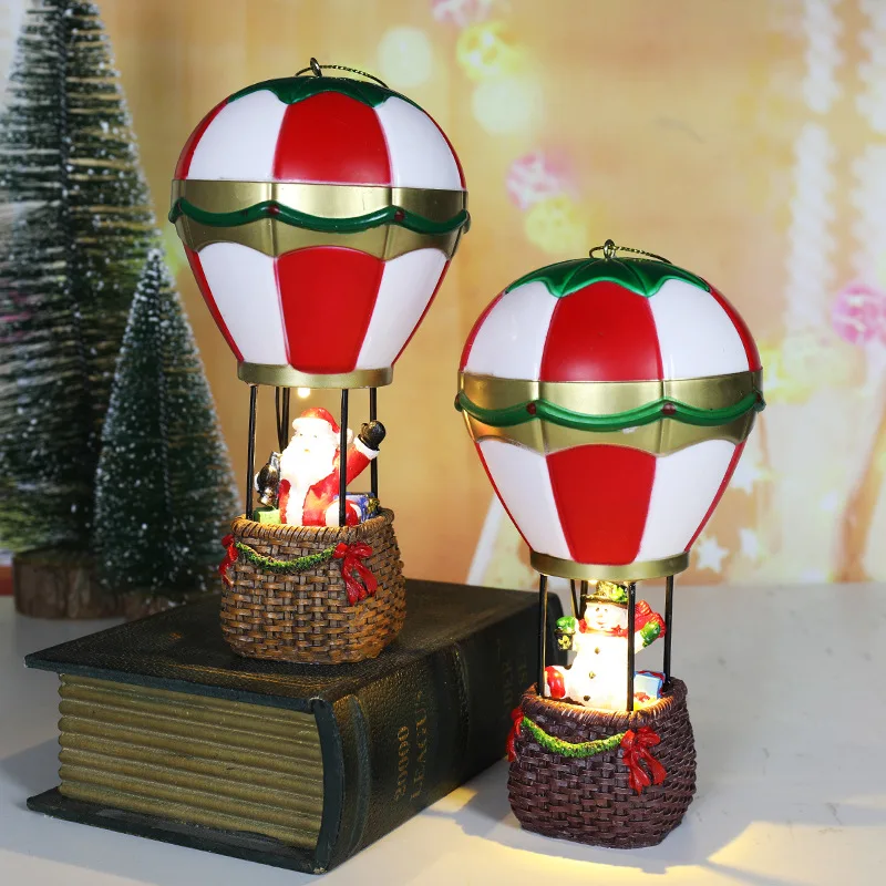 2024 New Year Gift Santa Snowman Hot Air Balloon Ornament with Lights Christmas Decoration for Home Xmas Party Navidad Decor
2024 New Year Gift Santa Snowman Hot Air Balloon Ornament with Lights Christmas Decoration for Home Xmas Party Navidad Decor