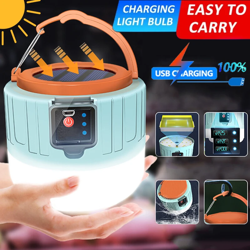 For Bulb Portable For Camping Emergency Lanterns Tent Rechargeable Light Lights Hiking Lamp Outdoor Solar
For Bulb Portable For Camping Emergency Lanterns Tent Rechargeable Light Lights Hiking Lamp Outdoor Solar