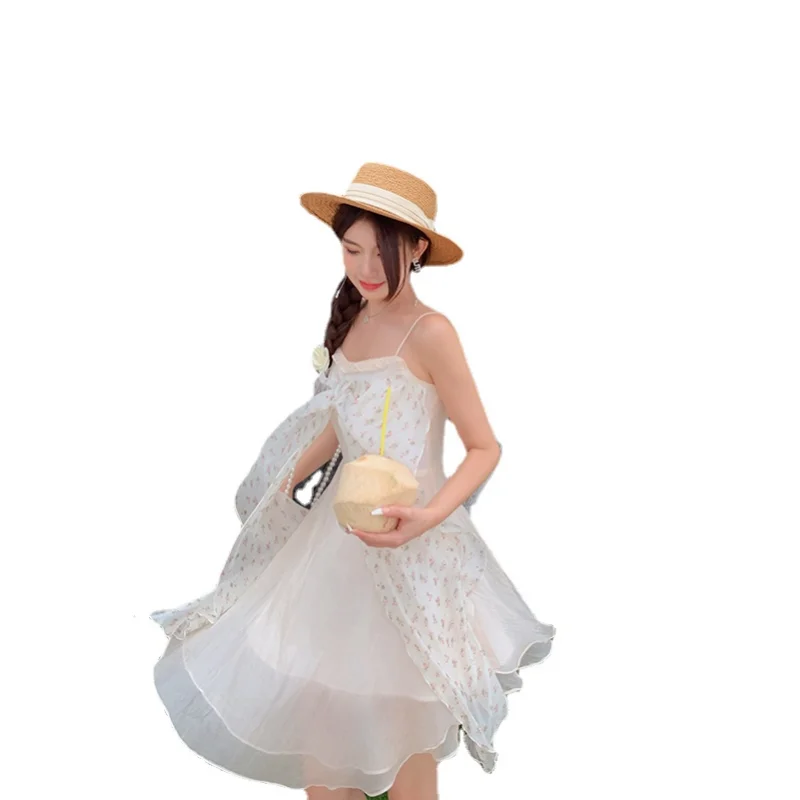 2023 New Summer Floral Mini Vacation Dress for Women Japanese Fairy Dress Party Elegant Chic Cute V-Neck Chiffon Slim Strappy
2023 New Summer Floral Mini Vacation Dress for Women Japanese Fairy Dress Party Elegant Chic Cute V-Neck Chiffon Slim Strappy