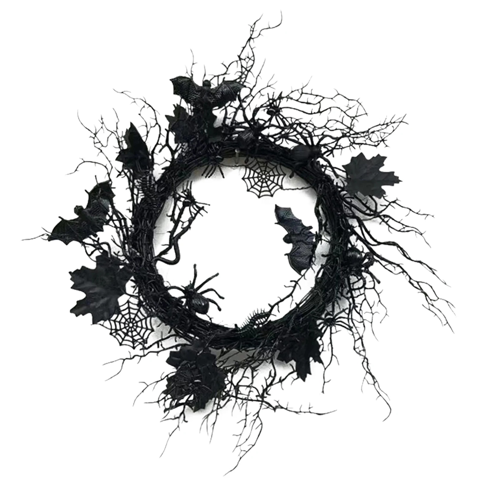 20inch Window Front Door Festival Black Bat Reusable Indoor Outdoor Party Halloween Wreath Creepy Ornament Scary Home Decor
20inch Window Front Door Festival Black Bat Reusable Indoor Outdoor Party Halloween Wreath Creepy Ornament Scary Home Decor