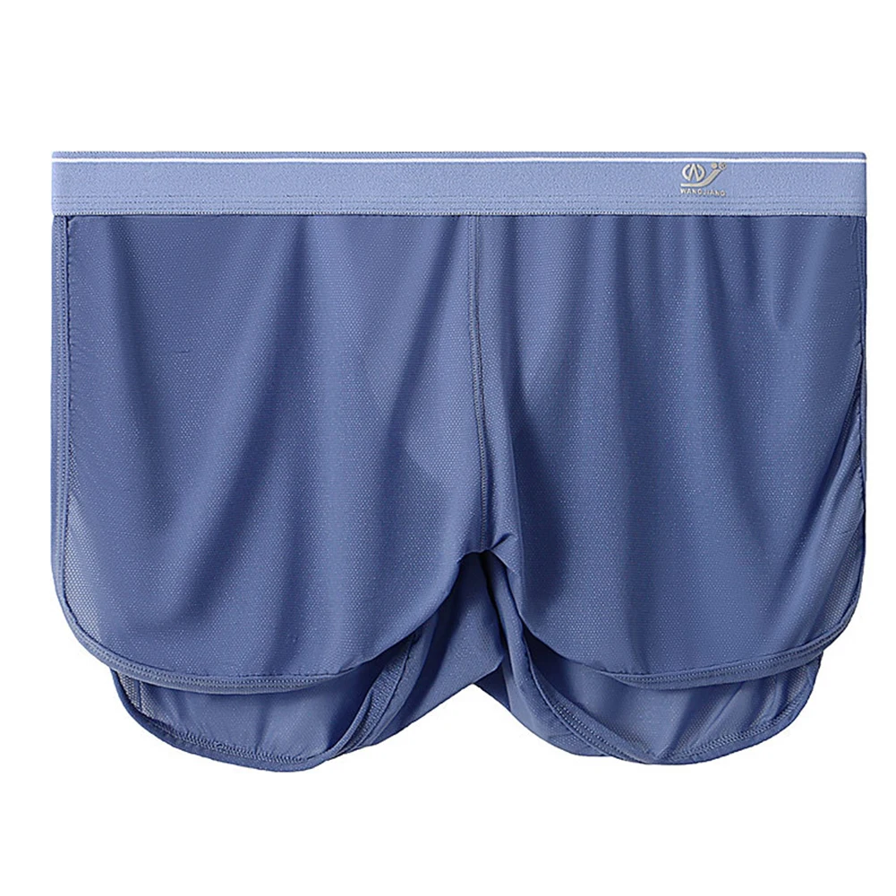 Men Ice Silk Trunks Hight Split Arrow Pants U Pouch Boxer Thin Mesh Soft Loose Briefs Ultra Thin Solid Low Waist Underwear
Men Ice Silk Trunks Hight Split Arrow Pants U Pouch Boxer Thin Mesh Soft Loose Briefs Ultra Thin Solid Low Waist Underwear