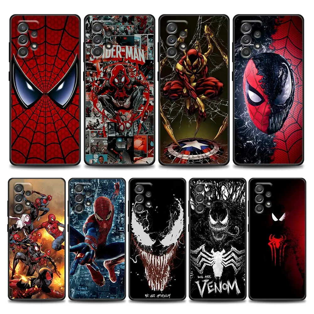 Venom Spiderman Marvel Phone Case for Samsung A01 A02 S A03s A11 A12 A21s A32 A41 A72 A52s 5G A91 S Soft Silicone
Venom Spiderman Marvel Phone Case for Samsung A01 A02 S A03s A11 A12 A21s A32 A41 A72 A52s 5G A91 S Soft Silicone
