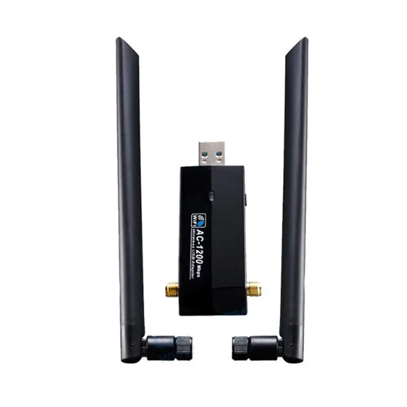 1200Mbps Wireless USB Wifi Adapter Dual Band 2.4G/5.8G USB Laptop Network Adapters 100M Long Range for Win10/8.1/8/7/XP OS
1200Mbps Wireless USB Wifi Adapter Dual Band 2.4G/5.8G USB Laptop Network Adapters 100M Long Range for Win10/8.1/8/7/XP OS