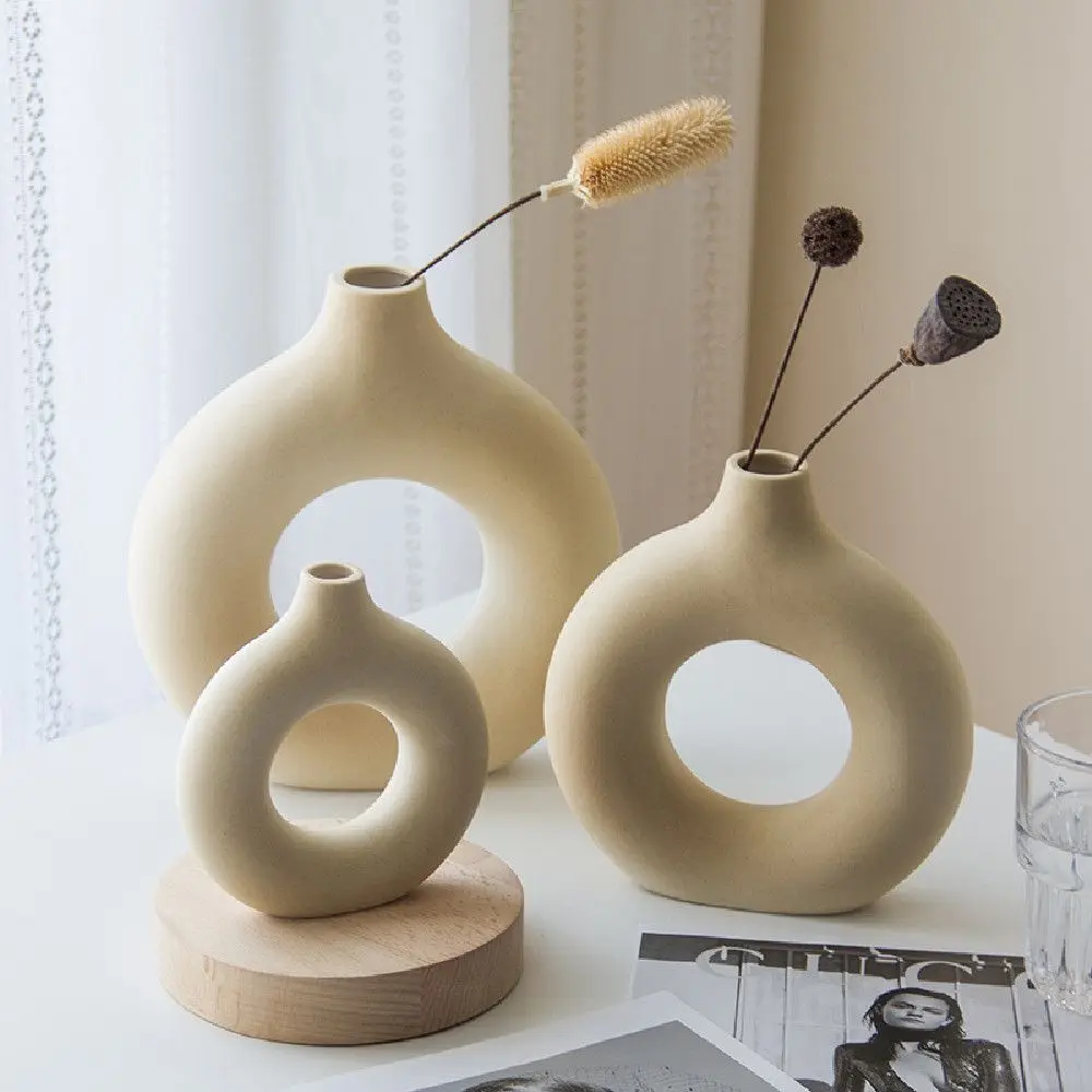 Nordic Style Vase Dried Flower Vase Flower Vase Ceramic Crafts Vase Ceramic Vase Vase Decoration Ornaments
Nordic Style Vase Dried Flower Vase Flower Vase Ceramic Crafts Vase Ceramic Vase Vase Decoration Ornaments