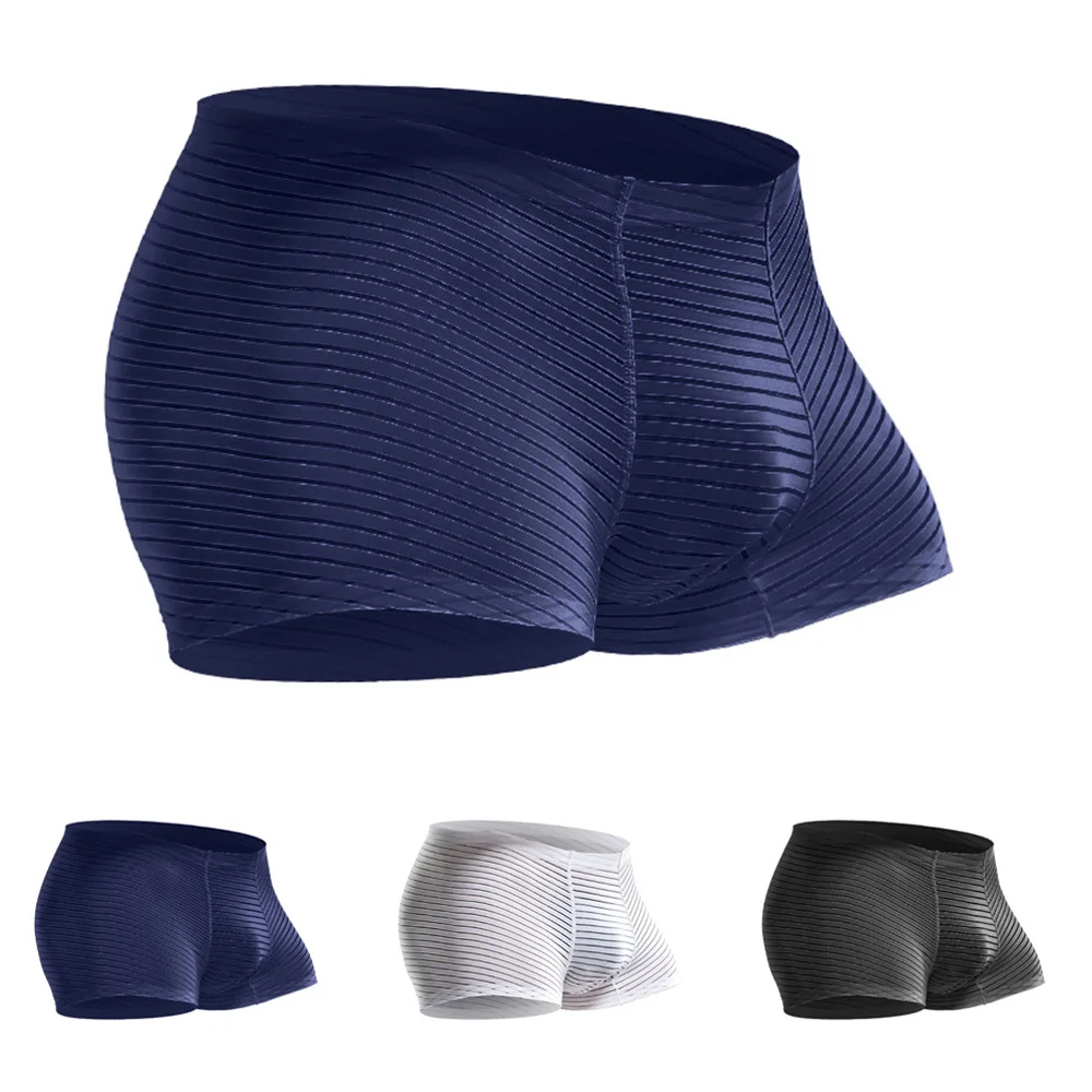 Boxer Men Mesh Perspective Lingerie Shorts Wet Seductive Stripe Seamless Underpants Mens Sexy U Convex Boxers Briefs Underwear
Boxer Men Mesh Perspective Lingerie Shorts Wet Seductive Stripe Seamless Underpants Mens Sexy U Convex Boxers Briefs Underwear