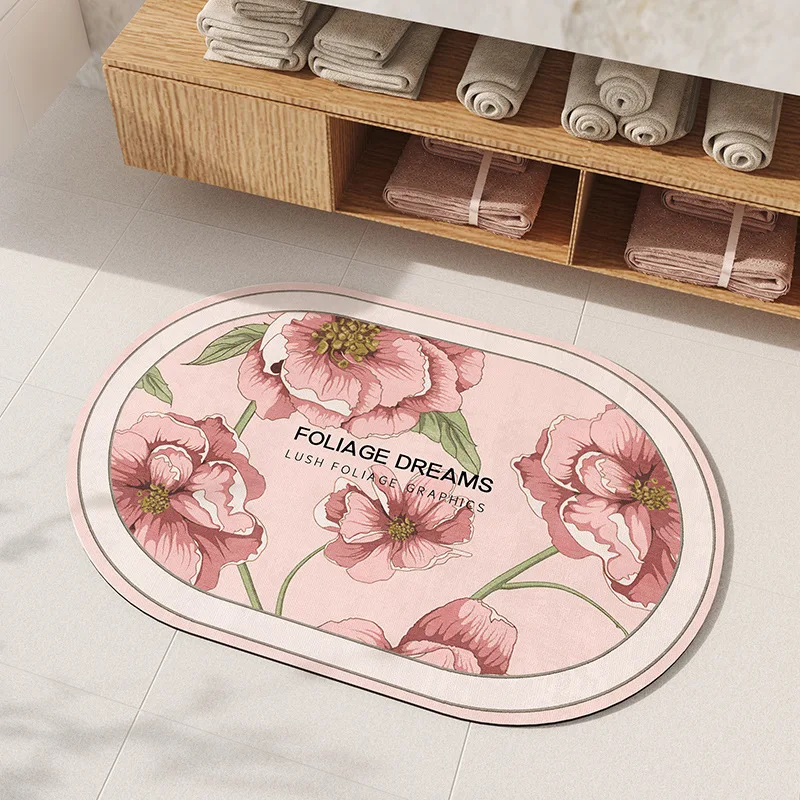 American Small Fresh Diatom Mud Bathroom Absorbent Cushion Bathroom Non-slip Floor Mat Bathroom Door Mat Carpet Pvc Vinyl Carpet
American Small Fresh Diatom Mud Bathroom Absorbent Cushion Bathroom Non-slip Floor Mat Bathroom Door Mat Carpet Pvc Vinyl Carpet