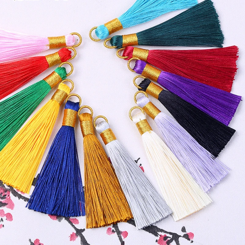 5pcs/Lot 8cm Silk Tread Cotton Tassels Trim For Sewing Curtains Accessories pendant DIY Home Decoration
5pcs/Lot 8cm Silk Tread Cotton Tassels Trim For Sewing Curtains Accessories pendant DIY Home Decoration