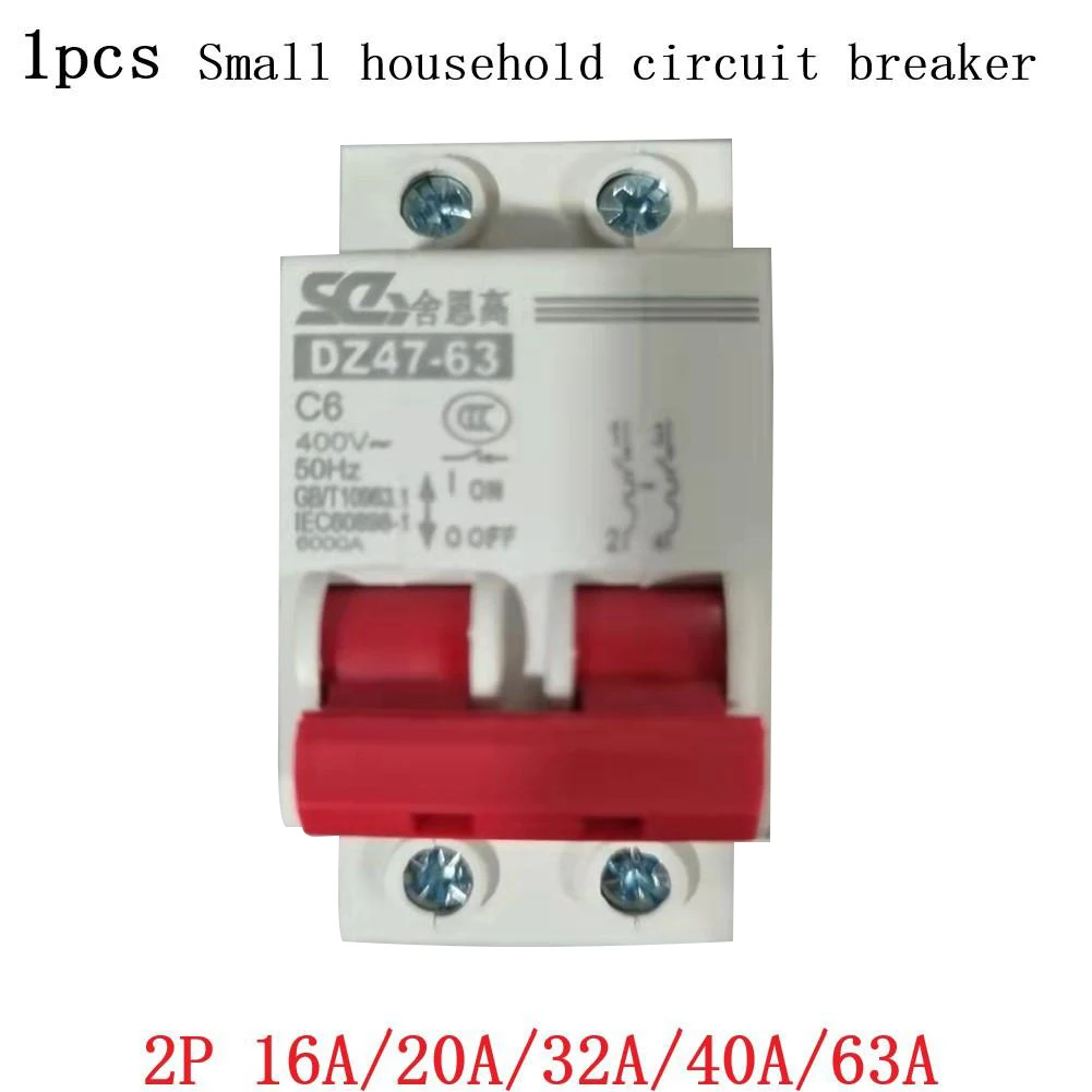 2P DZ47 AC Circuit Breaker MCB Solar Double Pole Type Overload Protector 12P 16A/2P 20A/2P 32A/2P 40A/2P 63A MCB For PV System
2P DZ47 AC Circuit Breaker MCB Solar Double Pole Type Overload Protector 12P 16A/2P 20A/2P 32A/2P 40A/2P 63A MCB For PV System