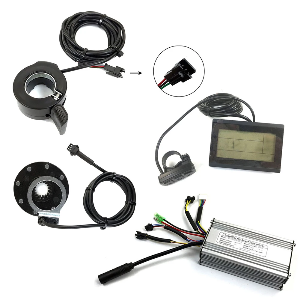 E-Bike KT 36V/48V 500W 22A Ordinary Controller / WP + LCD3 Display + 8 Sensor + Thumb Throttle Lithium Battery Modified Quantum
E-Bike KT 36V/48V 500W 22A Ordinary Controller / WP + LCD3 Display + 8 Sensor + Thumb Throttle Lithium Battery Modified Quantum