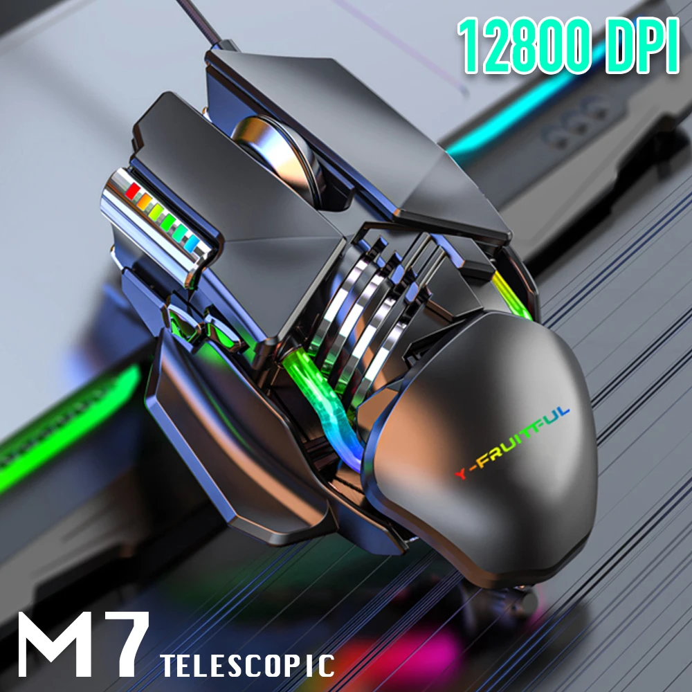 Water Cooling Wired Gaming Mouse 12800DPI Computer Mice RGB Gamer Ergonomic 6 Button LED For PC Laptop
Water Cooling Wired Gaming Mouse 12800DPI Computer Mice RGB Gamer Ergonomic 6 Button LED For PC Laptop