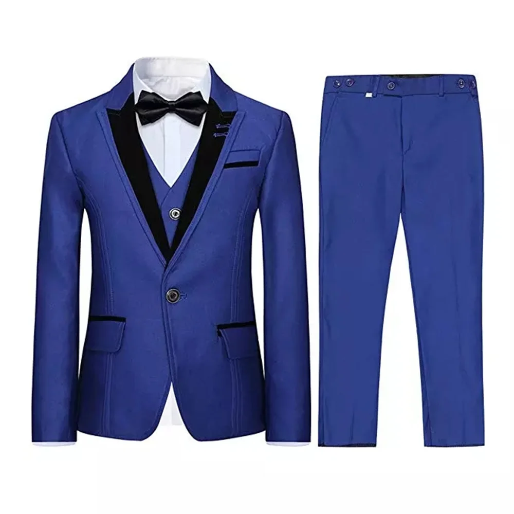 Roayl Blue Peaked Lapel Blazer Trousers Men Suits Custom Made 1 Button Male Costume Welt Pocket Slim Fit 3Pcs Jacket+Vest+Pants
Roayl Blue Peaked Lapel Blazer Trousers Men Suits Custom Made 1 Button Male Costume Welt Pocket Slim Fit 3Pcs Jacket+Vest+Pants