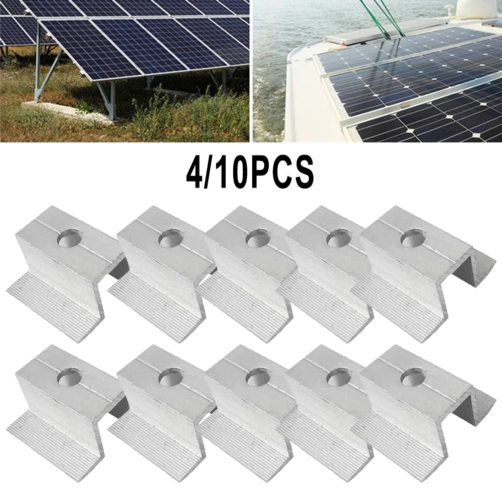 10/4Pcs Solar Middle Clamp PV For Solar Panel 25-50mm Aluminum Alloy Solar Panel Accessories
10/4Pcs Solar Middle Clamp PV For Solar Panel 25-50mm Aluminum Alloy Solar Panel Accessories