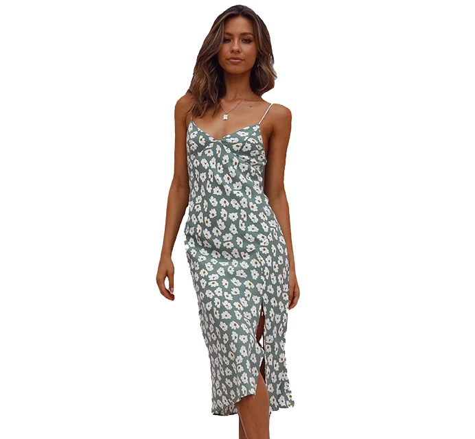 CYDNEE Chic Floral Print Sleeveless V-Neck Sexy Bodycon Dress Elegant Sling Split Midi Dresses Summer Holiday Outfits Feminino
CYDNEE Chic Floral Print Sleeveless V-Neck Sexy Bodycon Dress Elegant Sling Split Midi Dresses Summer Holiday Outfits Feminino