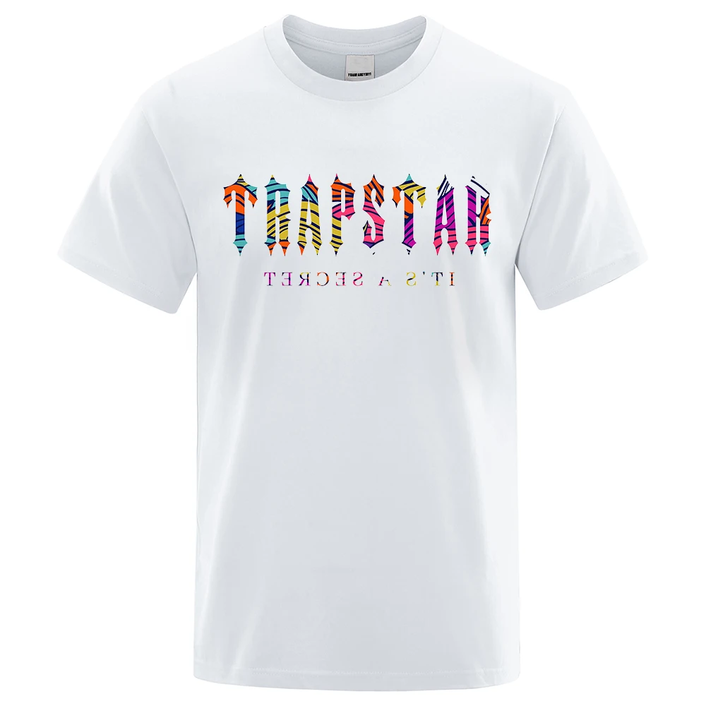 Trapstar London Casual T-Shirt Men Summer O-Neck Short Sleeve Breathable Personality Streetwear Soft Cotton Brand Tops Male
Trapstar London Casual T-Shirt Men Summer O-Neck Short Sleeve Breathable Personality Streetwear Soft Cotton Brand Tops Male