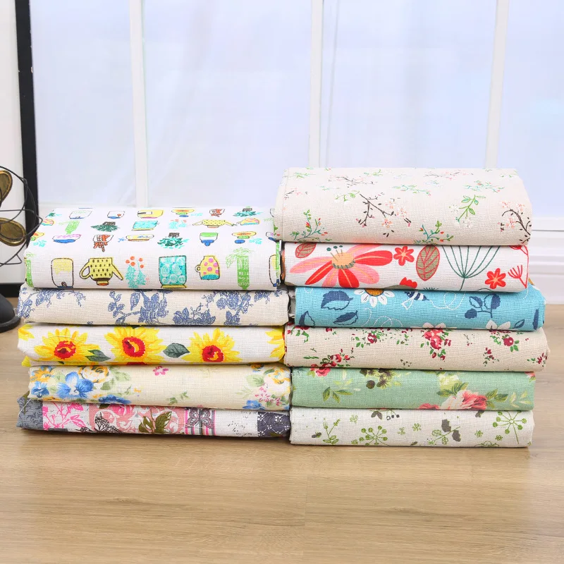 100x150cm Flower Series Printed Cotton Linen Fabric for DIY Sewing Patchwork Home Textile Handicrafts Curtain Cushion Cofa Cover
100x150cm Flower Series Printed Cotton Linen Fabric for DIY Sewing Patchwork Home Textile Handicrafts Curtain Cushion Cofa Cover